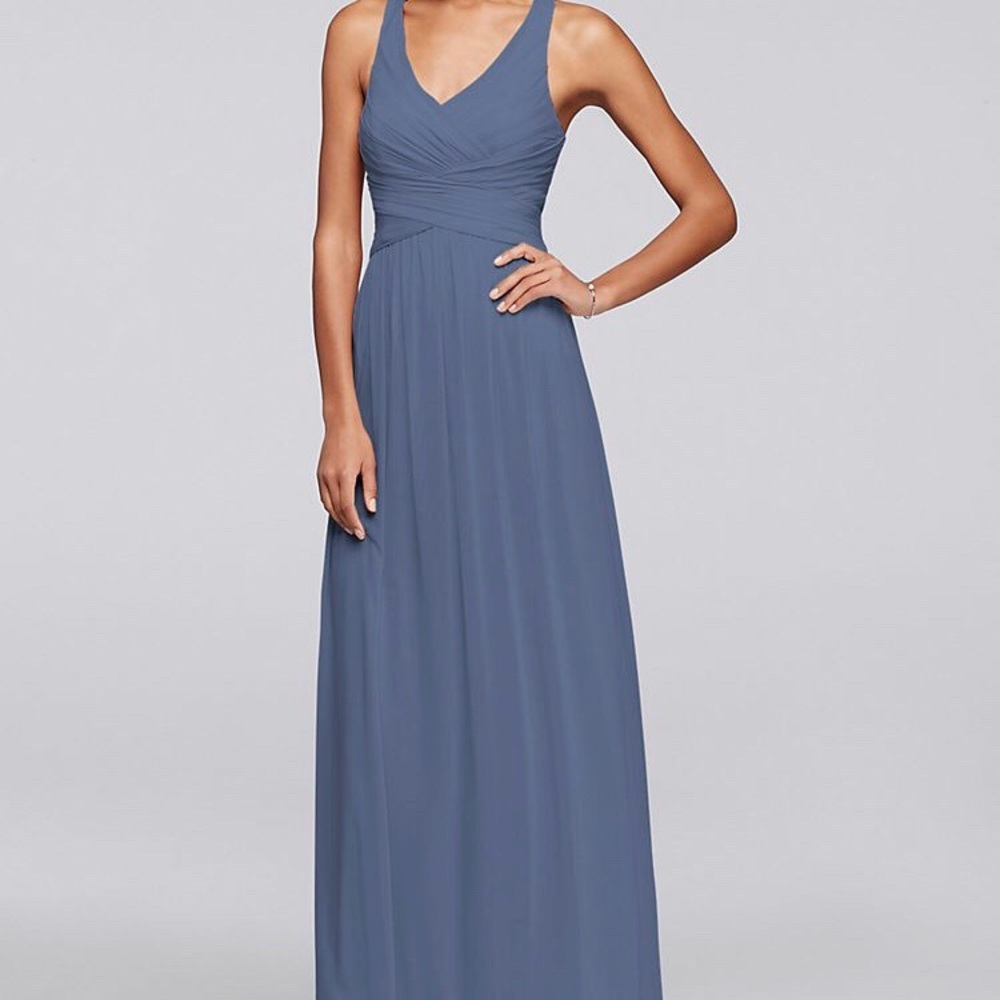 Bridesmaid dress in Steel Blue